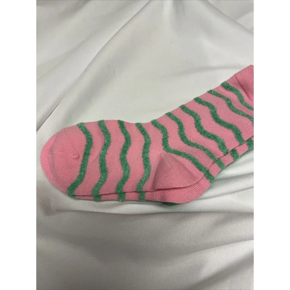 New Crayola 2-pack With Grips Terry Eyelash Wave Socks / Kids Socks 4 pairs